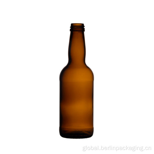 China 330ml Amber glass beer bottle Factory